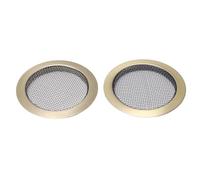 Juroupi 2Pcs Sound Hole Inserts for Dobro Resonator Screen Box Resonant Guitar Insert Speaker Grill