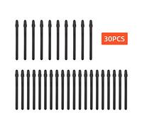 Juroupi 30PCS Stylus Pen Nibs and Pen Clip for T505 Professional Graphics Drawing Tablet Stylus Pen Black