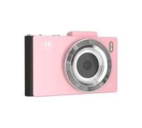 Juroupi 4K Digital Camera Portable Digital Video Camera CCD Camera 48MP 2.8 Inch IPS Screen Anti-shake 16X Zoom Auto Focus with Flash Battery Birthday Christmas Teens (#2)