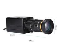 Juroupi 4K HD Camera Computer Camera USB Webcam 10X Optical Zoom Manual Auto Exposure Compensation Comaptible with Window XP/7/10 Plug & Play with Microphone (only camera)