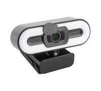 Juroupi 4K USB Plug and Play Webcam with Built in Microphone Lighting for Live Stream Video Call Video Conference Online Teaching