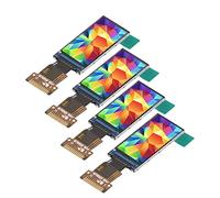 Juroupi 4PCS 0.96in TFT Color Screen SPI Interface ST7735S Drive IPS Display Module 80x160 Welding Mounting