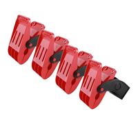 Juroupi 4PCS Car Floor Mat Washing Clamp Heavy Duty Foot Pad Holder Multi Purpose Wall Mounted Fixing Clips for Car Washing