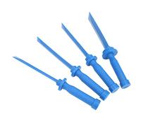 Juroupi 4PCs Plastic Chisel Scraper Set Non Marring Universal Scraper Remover Tool Kit for Removing Adhesive Sticker Decoration