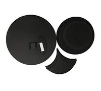 Juroupi 8-Piece Drum Set Practice Mute Pads Mutes for 5 Drums & 3 Cymbals