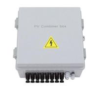 Juroupi 8 String PV Combiner Box with Arrester 10 Current 80A DC Breaker for Off Grid Solar Power System