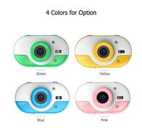 Juroupi 8MP Children Digital Camera Kids Waterproof Camera with Front and Rear Dual Cameras 2.4 Inch IPS HD Screen One-click Photo/Video Self-timer for 5s (Blue)