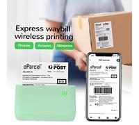 Juroupi A9 Pro BT Portable Thermal Pocket Printer 304dpi Grayscale Mode Mini Photo Printer Receipt Label Maker Sticker 56mm/77mm Paper Width Compatible with Android IOS