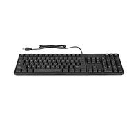 Juroupi Arabic Keyboard 104 Keys USB Interface Wired Design Black ABS Material Office Keyboard for Desktop Computers