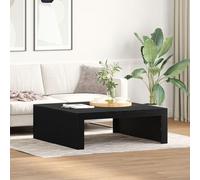 Juroupi Black Oak Coffee Table - 100x100x35 cm Made from Engineered Wood,Coffee Table,End Table,Coffee Table Modern,Living Room Home Furniture-862678
