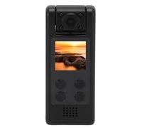 Juroupi Body Worn Camera Professional 180 Degree Rotation HD Night Back Clamp/Holder WiFi 4K Portable Video Recorder for Meeting Teaching Sports