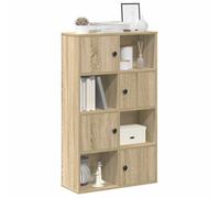 Juroupi Bookcase Sonoma Oak 60x24x101.5 cm Engineered Wood,Bookcase,Living Room Bookcase,Bookcase Cabinet,Bookcase/Display Shelf-860393