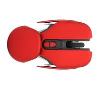 Juroupi Ergonomic Wireless Mouse Inbuilt Battery Adjustable DPI Electroplating Process Integrated Design Gaming MouseRed (Red)