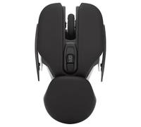 Juroupi Ergonomic Wireless Mouse Inbuilt Battery Adjustable DPI Electroplating Process Integrated Design Gaming MouseRed (Black)