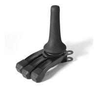 Juroupi Foldable Tripod Stand for Trumpet Clarinet Flute Oboe Soprano Saxophone Portable Stand Wind Instrument Non-slip Lightweight Holder Clarinet Accessories (Black)