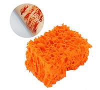 Juroupi FX Blood Scar Stubble Effect Wound Makeup Stipple Sponge for Halloween Xmas (Large Hole 2.4 X 3.7 X 5.7in)