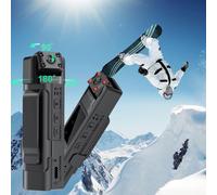 Juroupi High Clear Action Camera Portable Large Capacity Camera with WiFi Module Compact Size Camcorder with Clamp/Holder Infrared Night Viewing