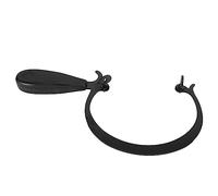 Juroupi Jeweler Saw Frame Curved Coping Saw Frame with Black Handle for Woodworking Handicraft Tools