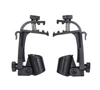 Juroupi Juroupi 2pcs Clamp Clamp/Holder On Drum Rim Microphone Mic Mount Holder Adjustable Shockproof