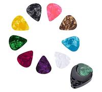 Juroupi Juroupi 34Pcs Guitar Accessory Kit Guitar Picks Transposition Clamp Acoustic Strings Bridge Pins Bone Strings