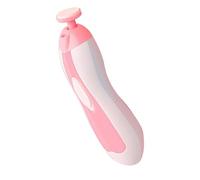 Juroupi Juroupi 6-in-1 Baby Nail Trimmer with LED Light Electric Nail Trimmer Kit for Infants Toddlers Kids with 6pcs Sander Heads Safe Low Noise (Pink)