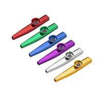 Juroupi Juroupi 6pcs Aluminum Alloy Kazoo Musical Instrument for Child Adult Beginner