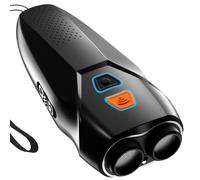 Juroupi Juroupi Dog Barking Control Devices Dual Sensor Anti-Barking Device with LED Flashlight Ultra-sonic Dog Bark Deterrent for Indoors Outdoors (Black)