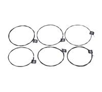 Juroupi Juroupi NX35-C Nylon Classical Guitar Strings 6pcs Full Set Replacement Nylon Core Color Steel Plated Hard Tension