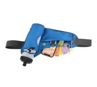 Juroupi Juroupi Sports Hydration Belt Bag Running Belt Waist Pack Bum Bag with Water Bottle Holder for Men Women Running Cycle Hiking Walking (Blue)
