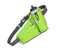 Juroupi Juroupi Sports Hydration Belt Bag Running Belt Waist Pack Bum Bag with Water Bottle Holder for Men Women Running Cycle Hiking Walking (Green)