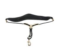 Juroupi Juroupi Universal Adjustable Saxophone Neck Strap PU Leather Sax Strap Metal Hook Breathable Design for Tenor/Soprano/Alto Saxophones Accessories