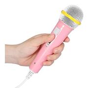 Juroupi Kids Children Microphone Music Video Storytelling Party Microphone for Children (Pink)