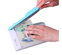 Juroupi KW-Trio Mini Paper Trimmer 6-Inch Guillotine Paper Cutter Photo Cutting Machine 10 Sheets Capacity Paper Slicer with Grid Line and Scale Design for Home Office School