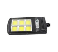 Juroupi LED Solar Street Light Intelligent Light Control System Adjustable Bracket Remote Sensing with 3 Modes for Garden Street Deck Patio Path