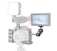 Juroupi MA-95 Magic Arm Extension Bracket Monitor Mount Adapter Aluminum Alloy 1/4 Inch Screws Connection Dual Flexible Ball Head for Mounting Video Monitor LED Light, Pack of 1pcs (Pack of 2)