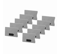 Juroupi NFC Card Holder, 10Pcs Blocking Sleeve for Identity Cards (Gray)