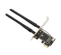 Juroupi NGFF M.2 to PCIE Adapter Card Plug and Play NGFF to PCIE Wireless Network Adapter Card with Cover Antenna Elite Model Cover Antenna (Elite Model Cover Antenna)