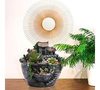Juroupi Plants Pot Succulent Plants Pot with Sweet House Flower Basket Planter Garden Decoration (Silver)