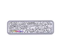 Juroupi Portable A4 Paper Printer Wireless BT Thermal Printer Compatible with & IOS Multifunctional Inkless for Travel Office Home (Black White)