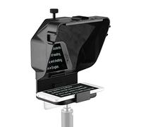 Juroupi Portable Smartphone Teleprompter Prompter with Phone Holder Adapter Remote Control for Video Recording Live Streaming Interview Presentation Stage Speech (For Phone Only)