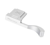 Juroupi PRO TANLE Camera Thumb Grip with Hot Shoe Cover Replacement for Fujifilm Fuji X100VI/ X100V/ X100F/ X100T/ X100S/ (Black) (Silver)