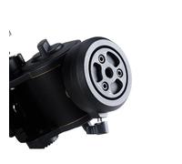 Juroupi Professional Photography Video Head Fluid Drag Tilt Hydraulic Damping Head Base Diameter 60mm/2.4 w/Quick Release Plate for DSLR Camera Tripod Monopod