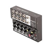 Juroupi Q48 Portable 8-Channel Stereo Sound Mixer Amplifier Console