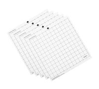 Juroupi Replacement Cutting Mat Transparent Adhesive Mat with Measuring Grid 12 by 12-Inch for Silhouette Cameo Explore Plotter Machine 5PCS (5PCS)