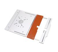 Juroupi Router Table Insert Plate Aluminum Alloy Wood Milling Flip Board Woodworking Lift System Mounting Plate