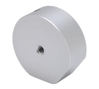 Juroupi Satellite Tripod Mount Adapter Universal Aluminum Alloy 1/4 Inch Threaded Satellite Tripod Conversion Adapter for Rectangular Dish Silver (Silver)