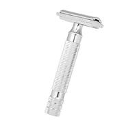 Juroupi Shaving Razors Double Handled Safety Traditional Wet Shaving Barber Straight Vane/Wing Barber Straight Vane/Wing Razor Stainless Alloy Chrome Plating