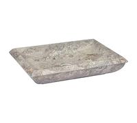 Juroupi Sink Grey 50x35x10 cm Marble,Hardware,Plumbing,Plumbing Fixtures,Sinks,Bathroom Basins-149164