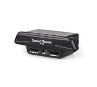 Juroupi Sound Hunter Guitar Pickup Wooden Guitar Sound Hole Vibration Pickup Active Pickup System Dual Coil Pickup No Punching for Acoustic Wooden Guitar Instrument Accessories