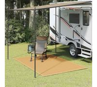 Juroupi Tent Carpet Sand 250x300 cm HDPE,UV&Weather-Resistant Universal Carpet,Tent Carpet Outdoor Rug-4002293